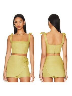 Lovers and Friends Ophelia Top Pear Green